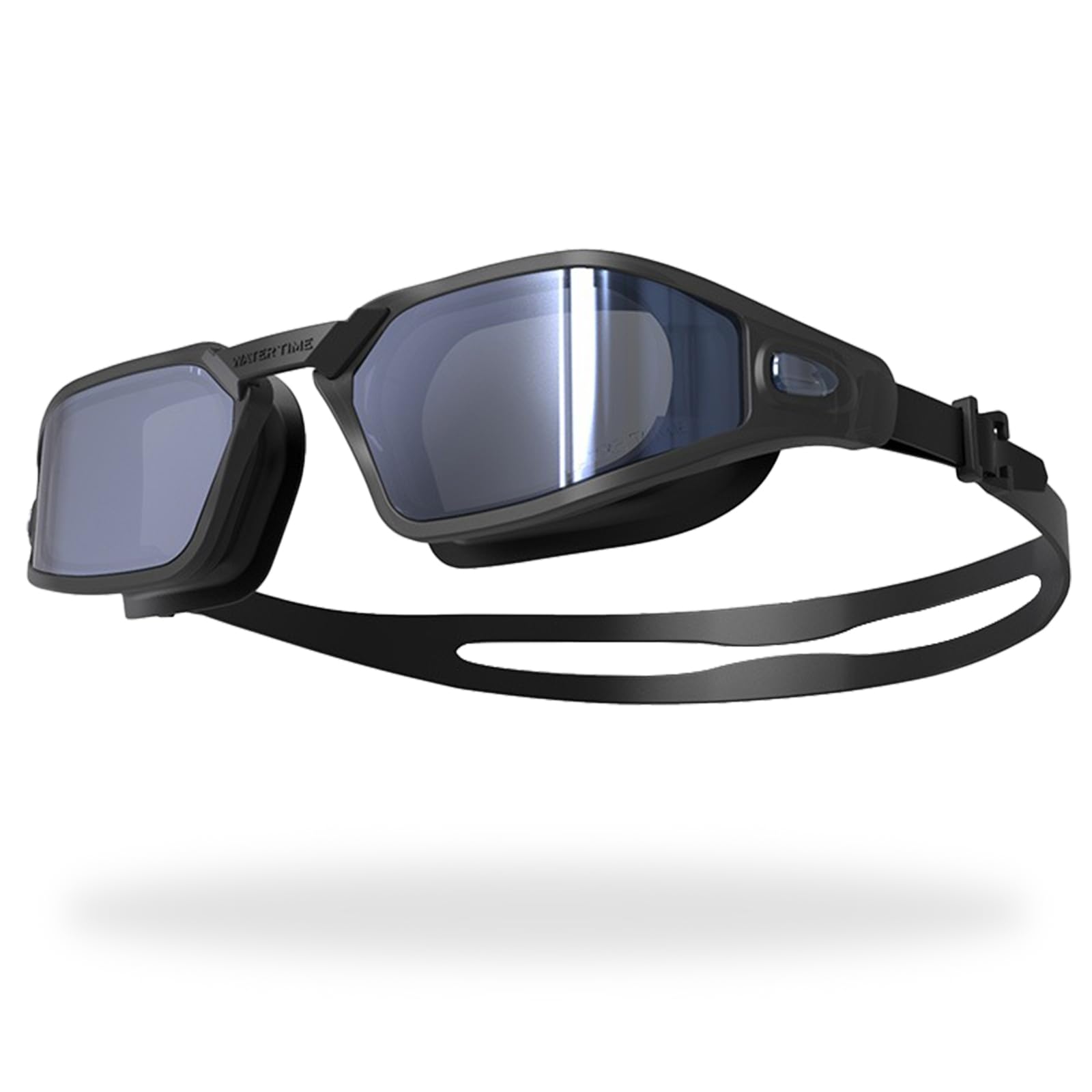 

WATERTIME Swimming UV Silicone Large Comfortable Fit Goggles, Unisex, Anti-Fog, Protection, Waterproof, Ultra-Flexible Pads, Indoor/Outdoor Use,