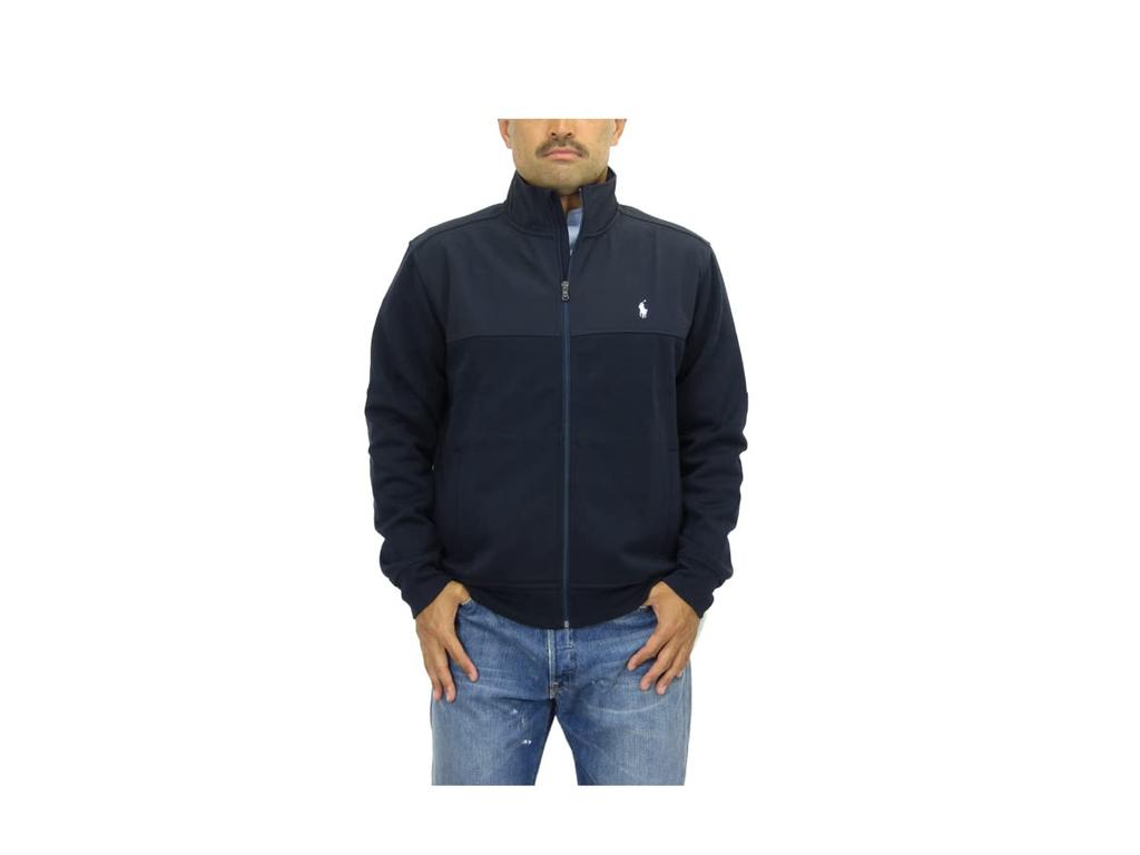 POLO RALPH LAUREN Jersey Size 0101932 Men's Full-Zip Jacket, L, AVIATORNAVY, [Used]