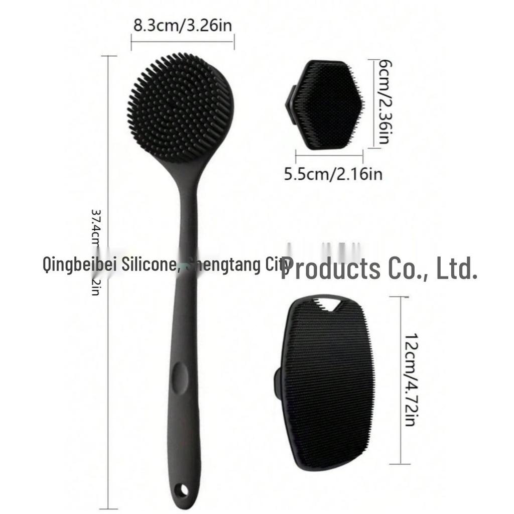 Upgraded Silicone Exfoliating Bath & Scalp Scrubber