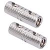 2pcs Power Cord Extension Terminal 8 Gauge Input Output Wire Coupler Joiner for Car Audio System