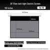 IN&VI DF Fiber Anti-Light Electric Projector Screen