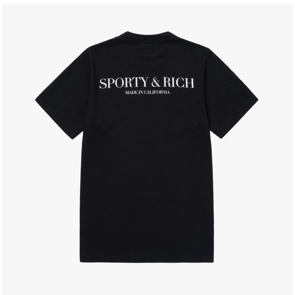 Sporty   Rich Ts845bk Made In California  Made In California  Universal Short Sleeve Tee
