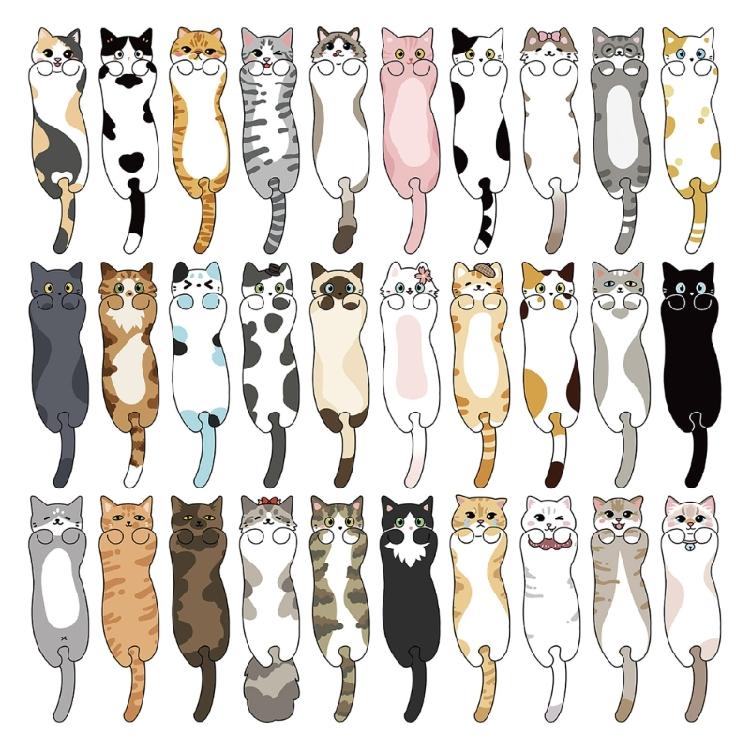 

30Pcs Kitten Shape Bookmarks Paper Bookmarks Book Page Marker Portable Reading Aid for Book Lover Teacher Student 1