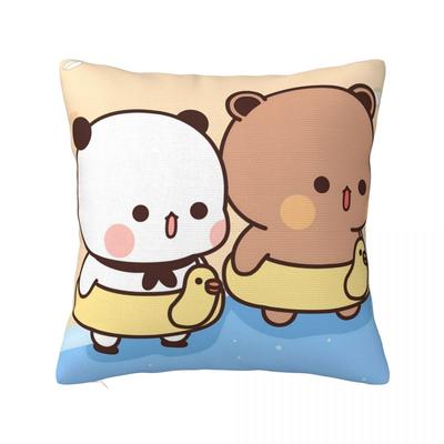 Bubu Dudu Cute Cartoon Bear Character Pillow Cover Kawaii Panda Soft Pillow Case Cushion Cover Pillowcases For Living Room Chair