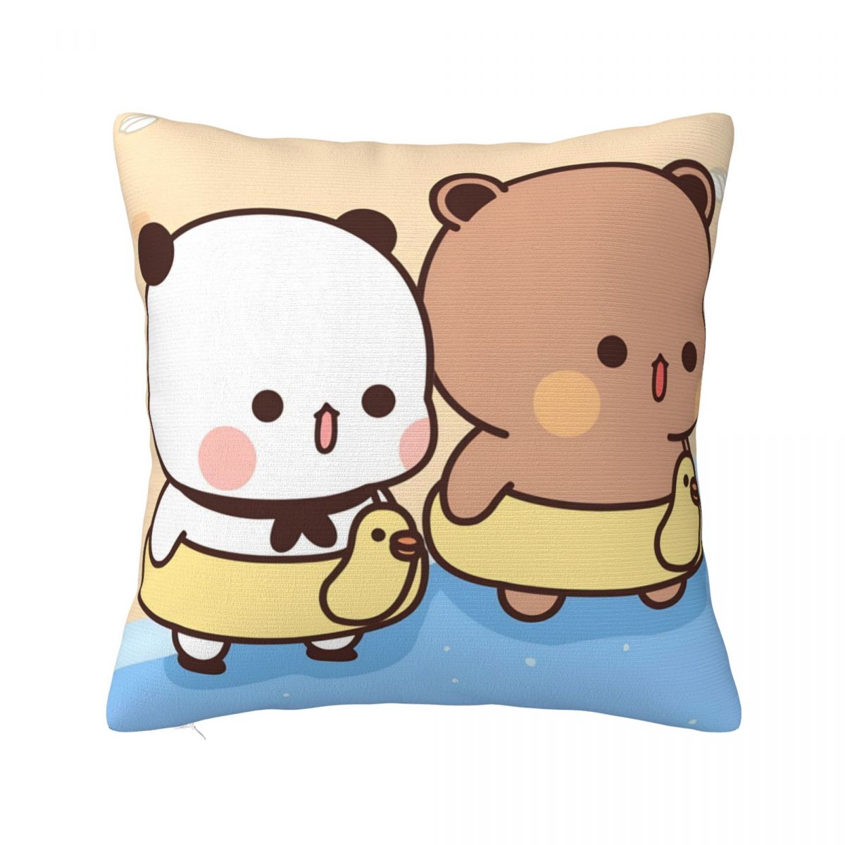 

Bubu Dudu Cute Cartoon Bear Character Pillow Cover Kawaii Panda Pillow Case Cushion Cover Pillowcases For Party Home Decor 12x12Inch