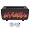 7 Colors Fire Essential Oil Diffuser Humidifier 200ML Anti Dry Burning Simulated Fireplace Humidifier Diffuser for
