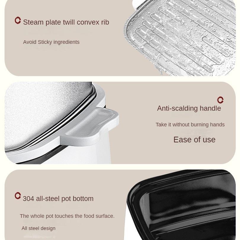 220V Elektryczny Parowar Domowy Urządzenie Do Gotowania Na Parze Żywności Wielofunkcyjny