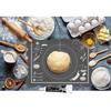 Tapis de pâtissier - SCRAP COOKING - 60 x 43,5 cm - Silicone antidérapant - Règle et cercles gradués - Mixte