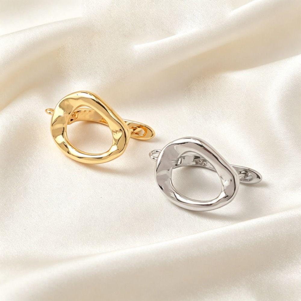 1 Pair Irregular Oval Hoop Earrings Nickel Free Oval Earrings New Jewelry Making  Daily Wear