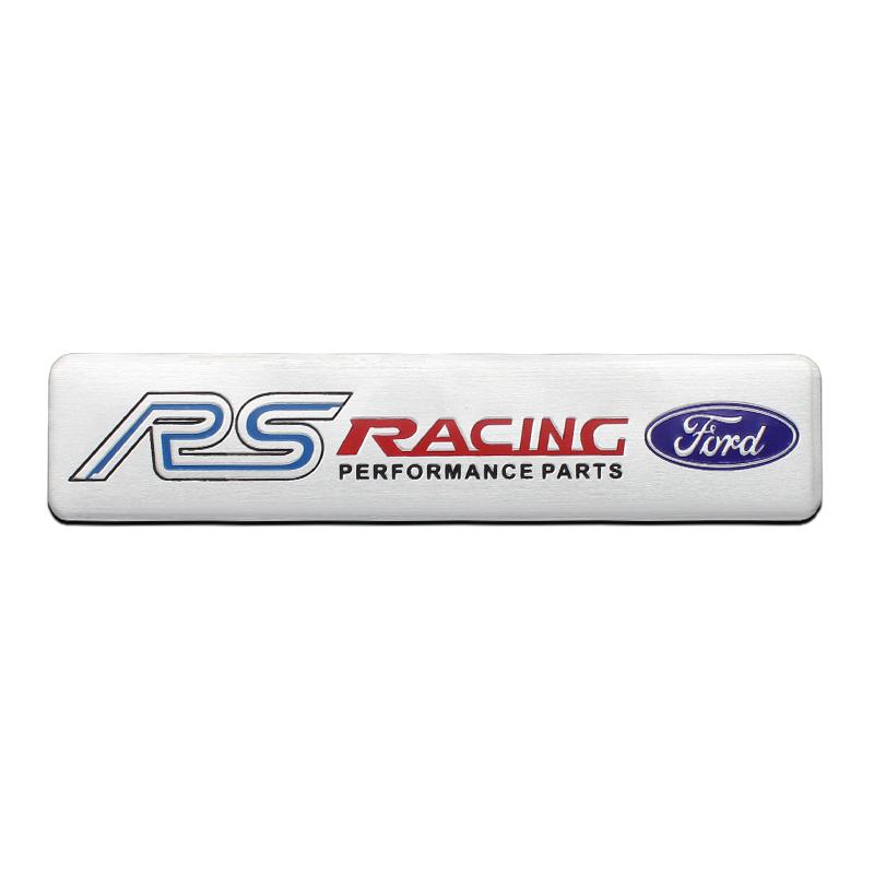 HDC3 For Ford Fiesta Kuga Mondeo Mustang S-MAX C Max Ranger Mk4 3D Aluminum Car Body Emblem Stickers Tail Trunk Badge Decal Accessory