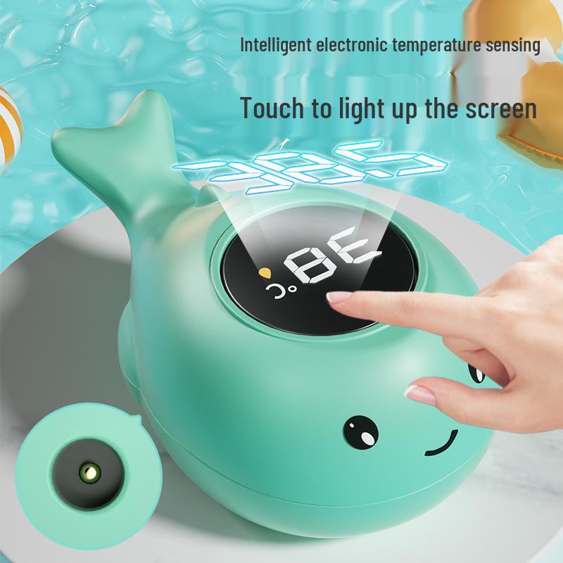 Mini Waterproof Baby Bath Thermometer: Newborn Water Temperature Tester for Household Use