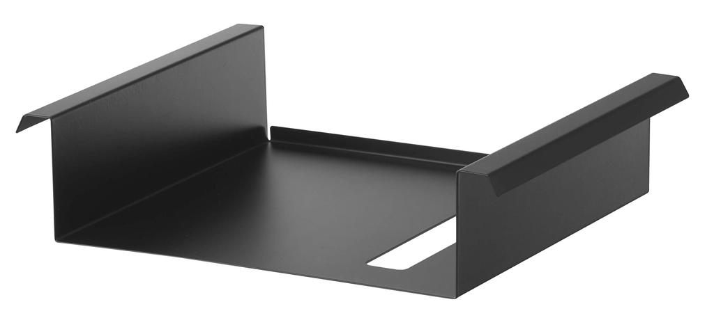 Yamazaki Jitsugyo storage rack for tension W30 x x remote bulk storage 6008 (Yamazaki) Under-table rods, black, approx. D23.7 H8cm, tower, tissue,