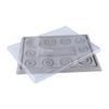 Portable Beading Mat and Tray Chic Jewelry Beading Mats Elegant Grey Flocked Board for Efficient Bead Handling