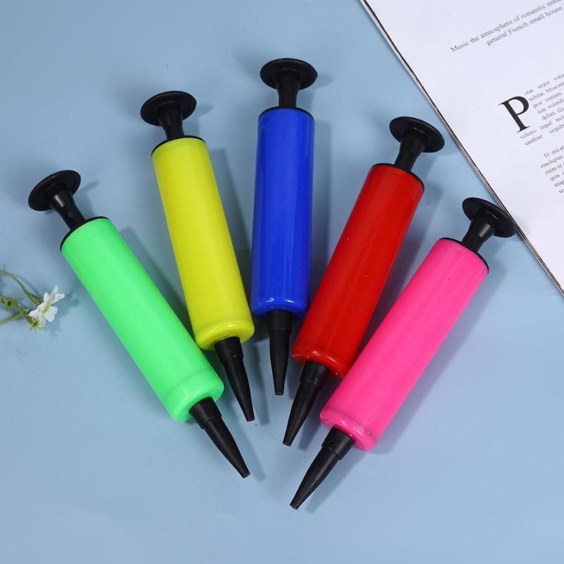 3/6PCS Colorful Balloon Pump Handheld Balloon Inflator Suitable for Wedding Birthday Party Decorative Balloon Inflating Tool ZYF