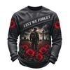 Men's Knit Crewneck Long Sleeve Shirt for Casual or Everyday Wear