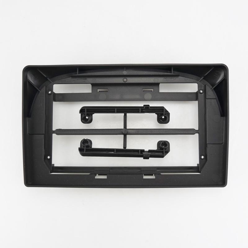 10.1 Inch Car Fascia Radio Panel for 1997-2005 Nissan Frontier (D22) (Black) Dash Kit Install Facia Console Bezel Plate Adapter