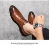 Men's Large Size Formal Leather Shoes: British Style, Fashionable Business & Wedding Wear