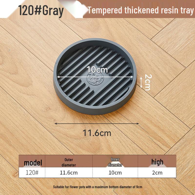 

Resin Ventilated Draining Flower Pot Drip Tray
