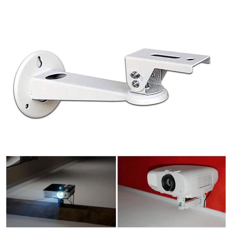 Adjustable Projector Wall Mount,360 Degree Rotation Small Projector Hanger, Heavy Load, 7.9Inch Length for Digital Camera