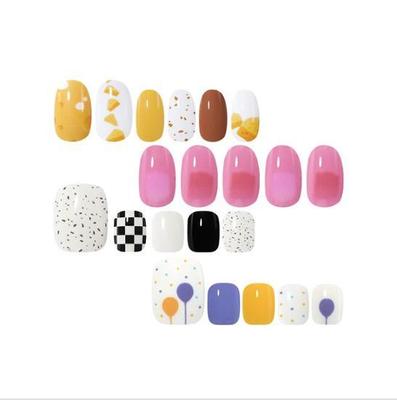 Wakemake March Real Gel Nagel/Pediküre [Nicht backen, Easy Fit] 40 Sorten