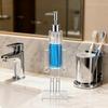 155ml Nutcracker Soap Dispenser Clear Christmas Hand Soap Bottle Refillable Wash Liquid Lotion Pump For Bathroom Kitchen Decor