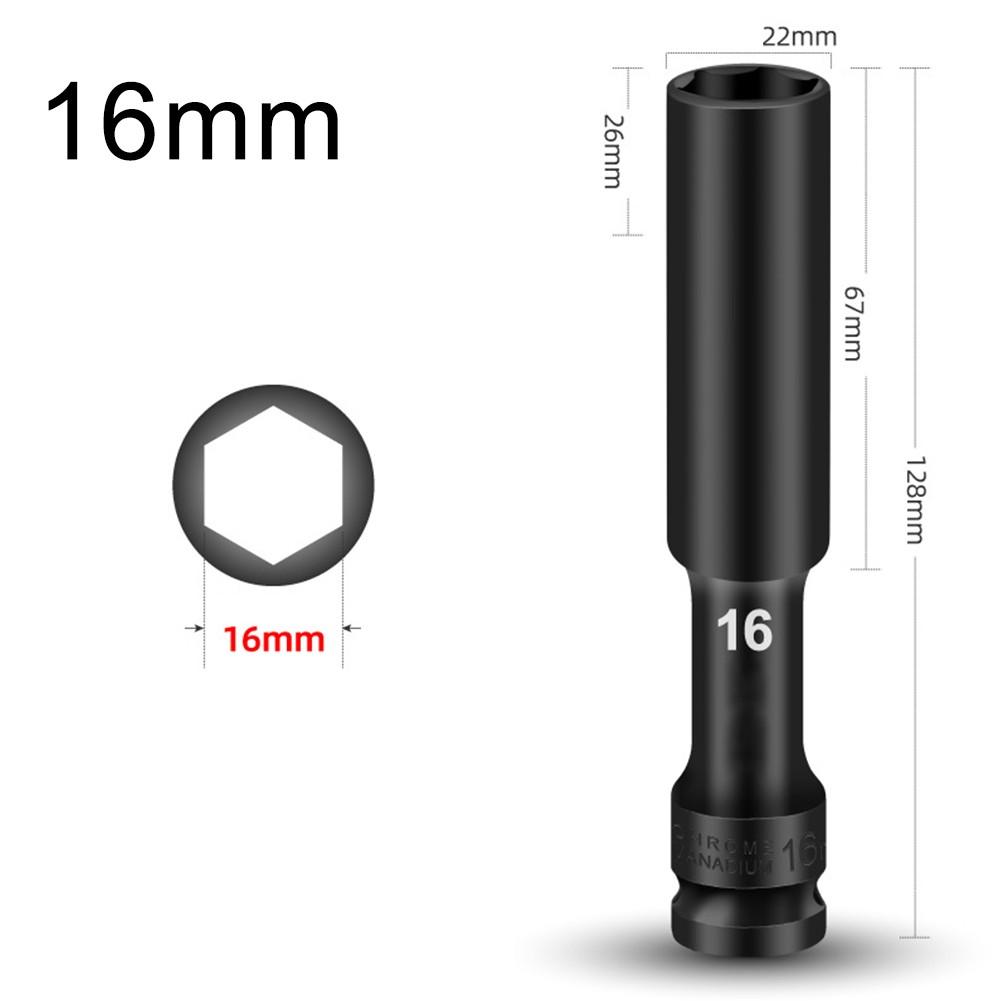 1/2 násuvný rázový utahovák se šestihrannou nástrčkovou hlavou 8-24mm adaptér konvertor klíče