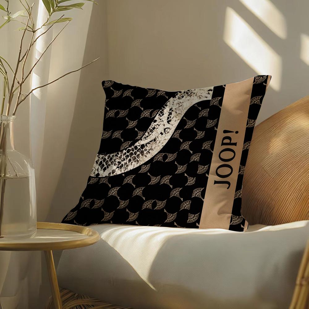 Módní povlak na polštář J-joop Hedvábný Elegantní Pohodlí Rozkládací pohovka Neviditelný zip