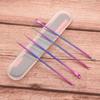 Colored 4-Piece Stainless Steel Double-Ended Acne & Blackhead Needle Set