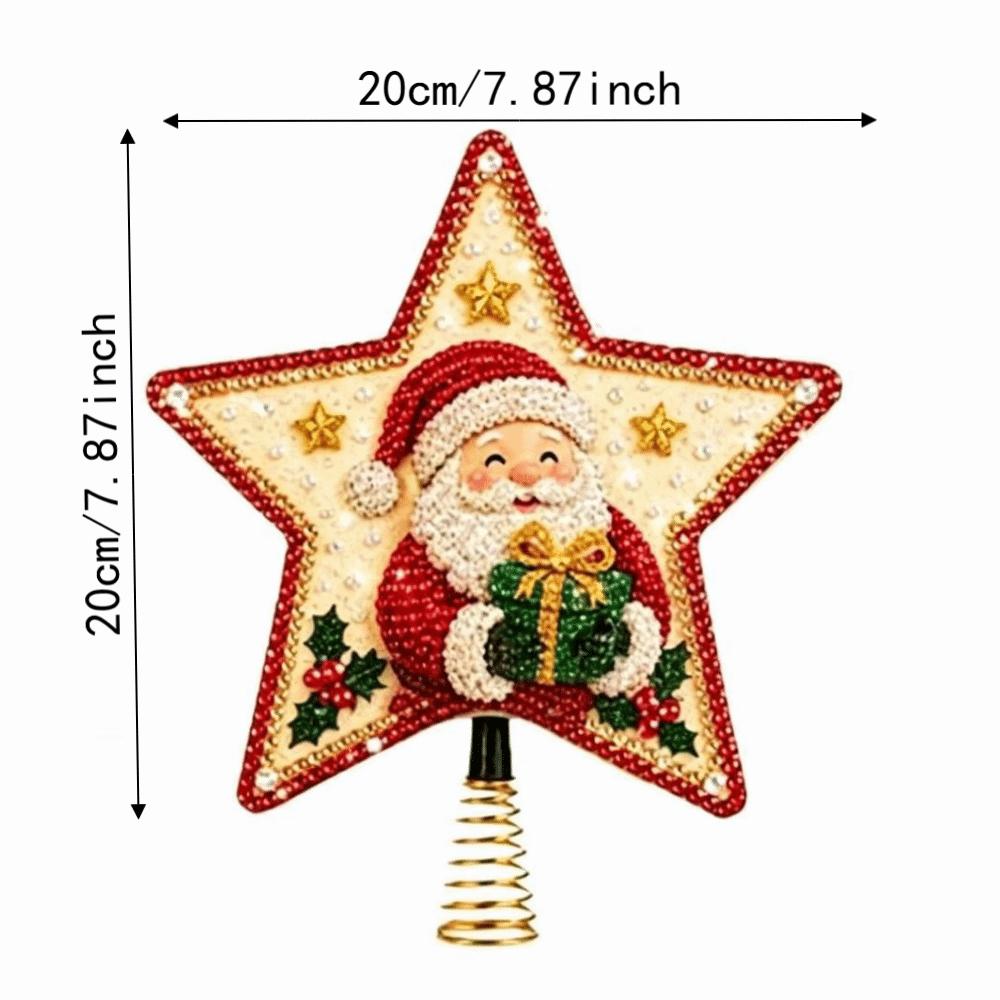 Unfinished Christmas  Painting Kit DIY Sparkling Bead Craft Set  Christmas Gift