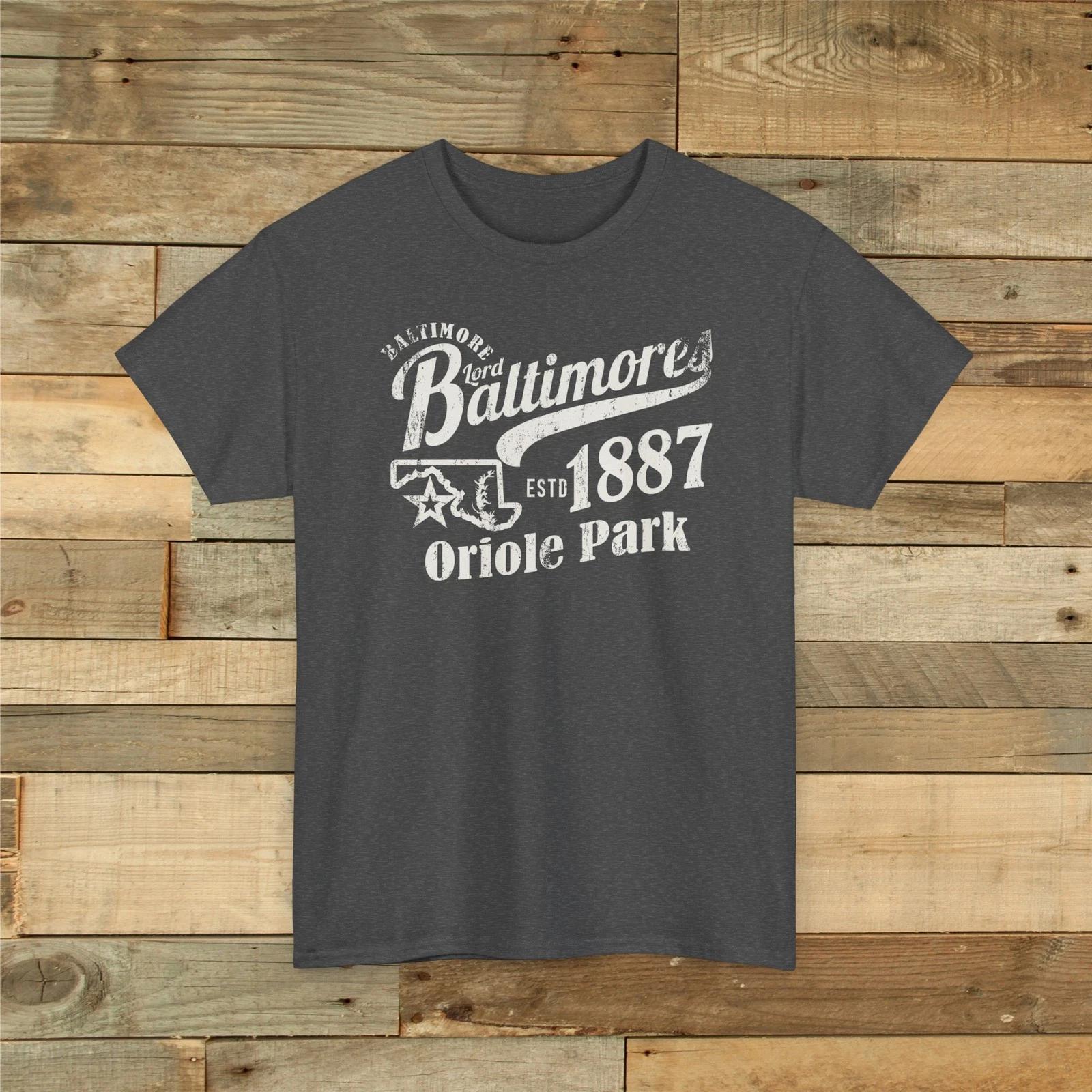 Lord Baltimore 1887 Retro Baseball Premium Unisex T shirt - Baltimore Orioles 4XL