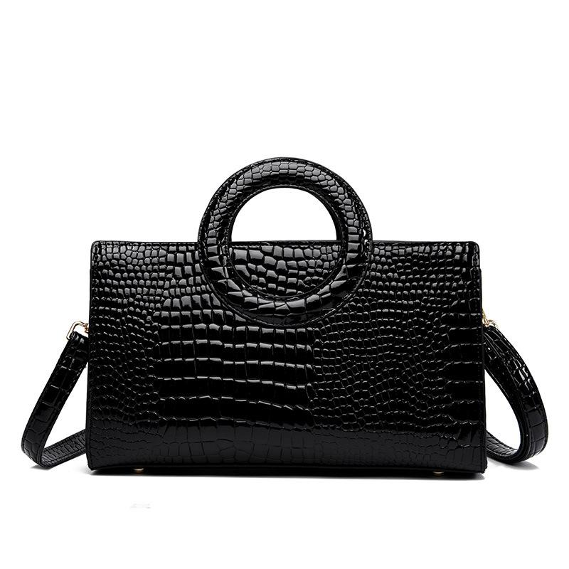 

Small square bag, handbag, shoulder bag, messenger bag. чорний