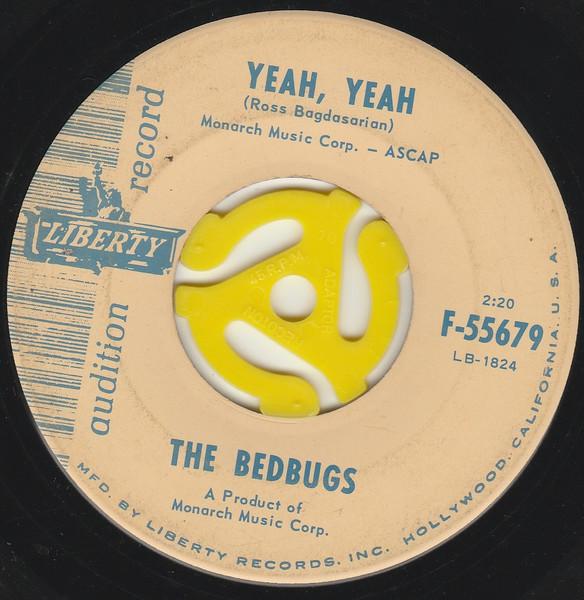 

7-дюймовая пластинка КЛОПЫ Да Да Люси Люси F55679PROMO Liberty 1964 US Rock Б/у