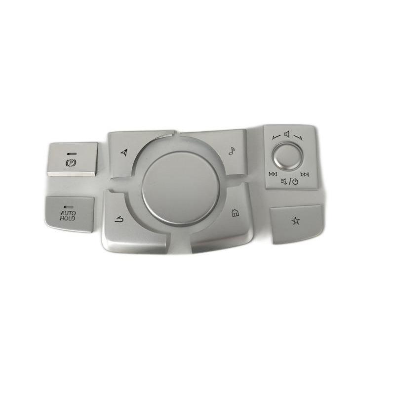 10pcs/Lot Aluminum Alloy central control Multimedia buttons For -3 Mazda3 Axela CX-30