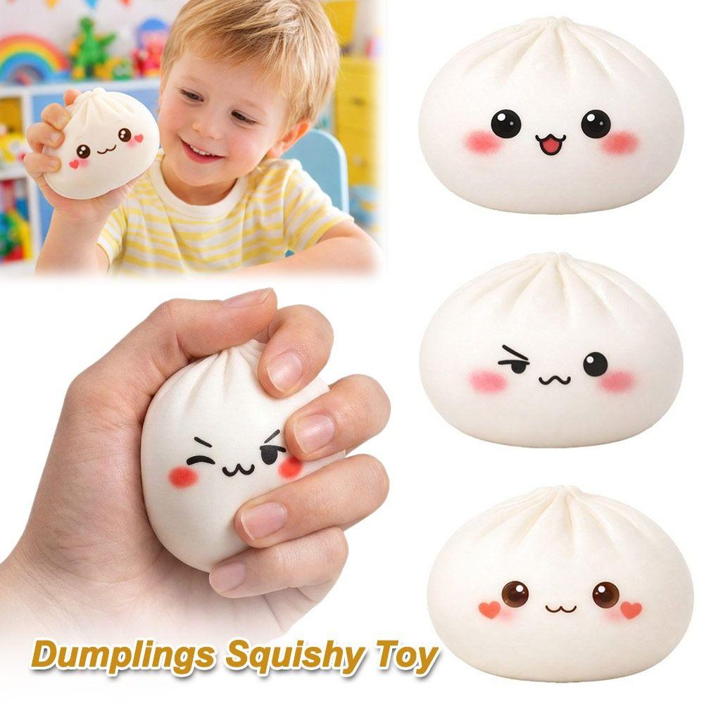 Soft Steamed Stuffed Bun Squishy Pinch Le Slow Resilience Squishy Toy Relaxation Tool