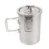 900ml Keith Ti6300 Titanium 256g Cooking Pot Non-stick Rice Cooker Light Weight Cookware With Handle