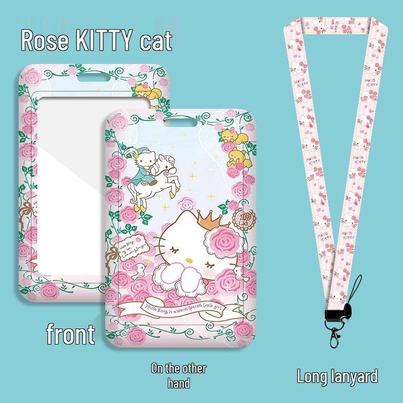 Sanrio Cartoon Student ID Card Holder - Cute Campus, Work, Bus, Subway, Meal Card Case