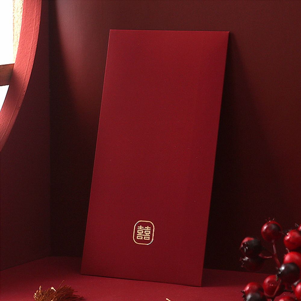 6pcs Festive Lucky Money Pocket Classical Money Bag Chinese Red Envelope Birthday Wedding Gifts