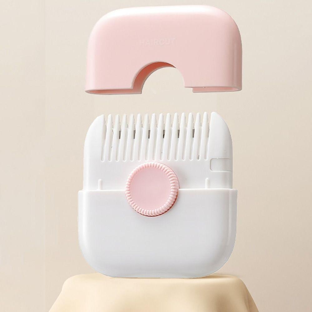 2 in 1 Haarschneidemaschine, Friseurkamm, Pony-Haarschneider, Entferner, Home-Mini-Make-up-Tools für dünner werdendes Schönheits-Haarschnittzubehör