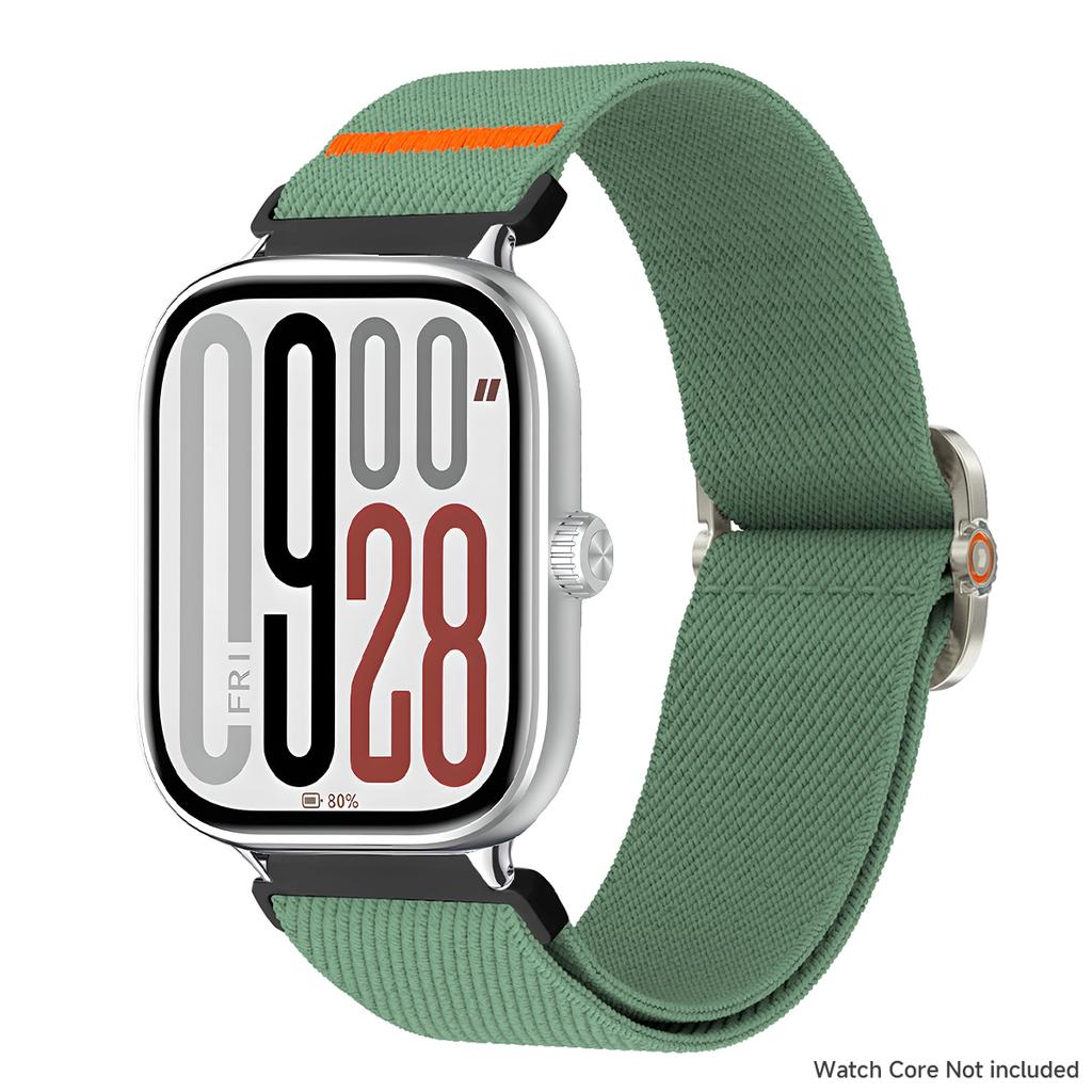 Elastic Nylon Band For Xiaomi Watch Miband 9/8 Pro Braided Sport Strap For Redmi Watch 6 5 4 Smartwatch Bracelet Accessories