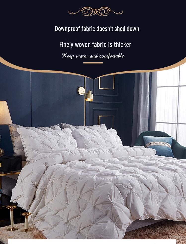 Five-Star Hotel Winter & Spring Down Comforter - Non-Down Duck Feather Core