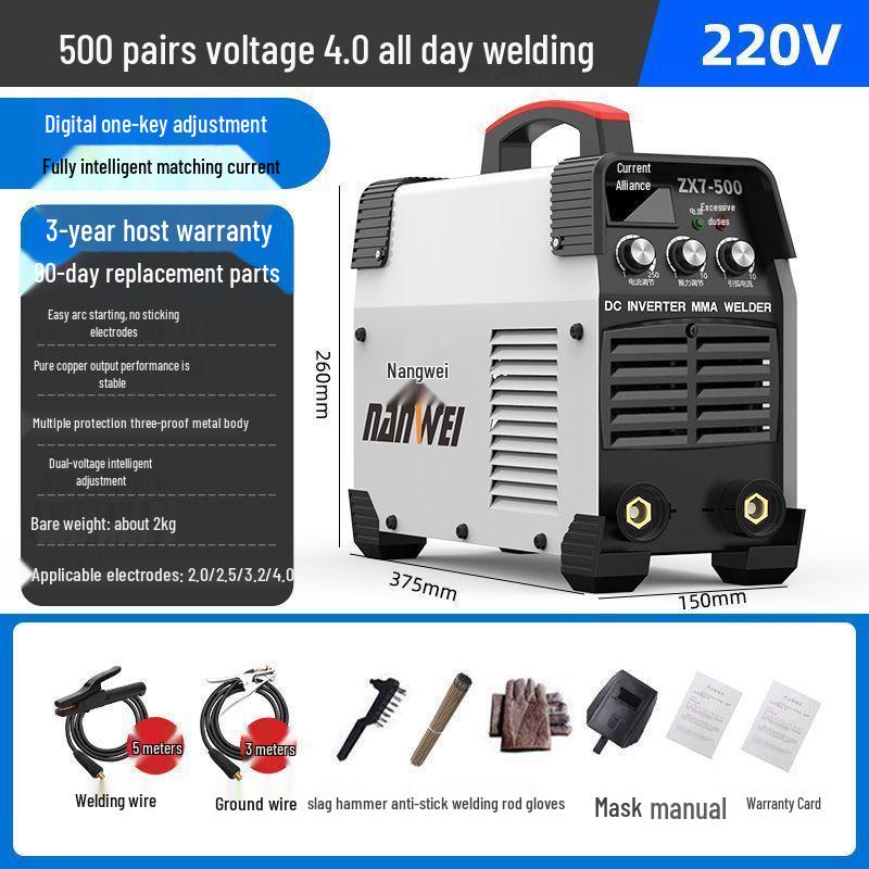 High Power Portable Dual Voltage Three-Phase Welding Machine 315 for Construction Sites 