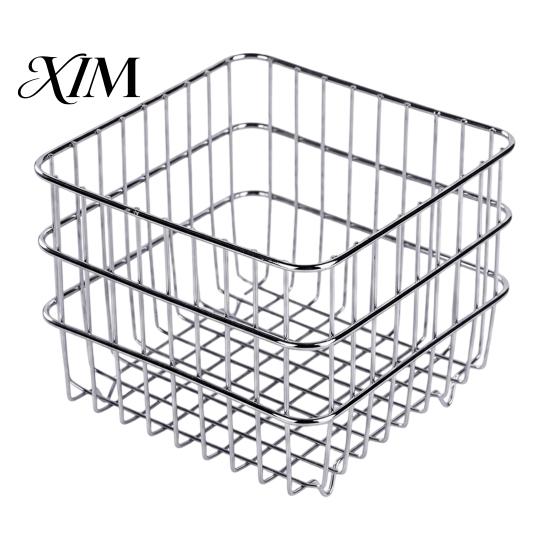 Makeup Brush Storage Cup Pen Holder/Storage Basket, Hollow Grid Iron Tube, Dressing Table Cosmetic Holder Durable Pencil Organizer for Stationery And