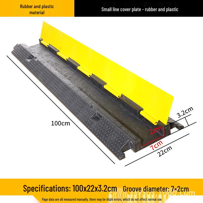 Rubber and Plastic Cable Protection Speed Bump