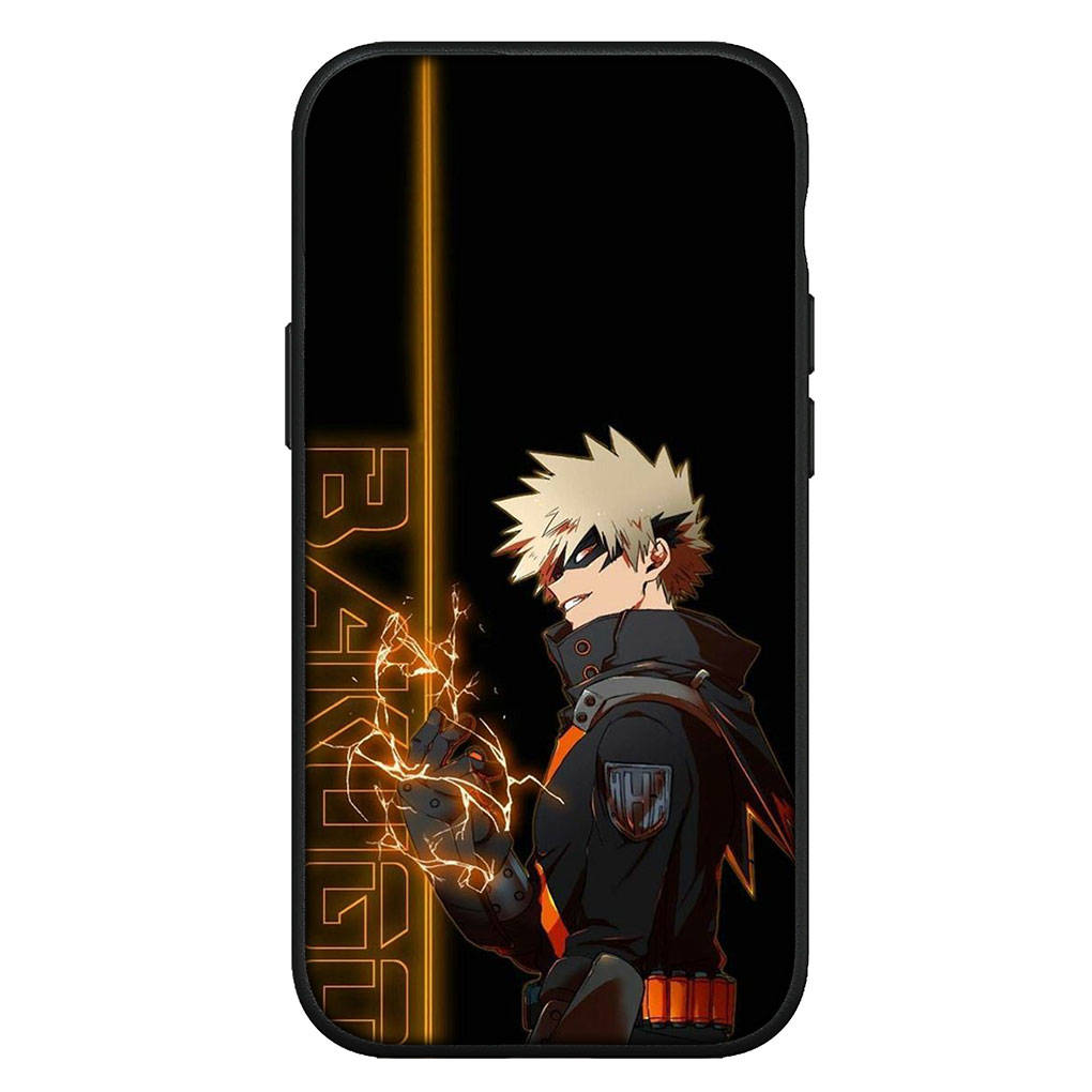 Pouzdro na telefon Bakugou Katsuki My Hero Academia pro iPhone 16 15 Xiaomi Redmi Note 13 12 11 Pro Max X 9 14 XR Samsung Galaxy A16 S24 S23 Plus Huawei OPPO