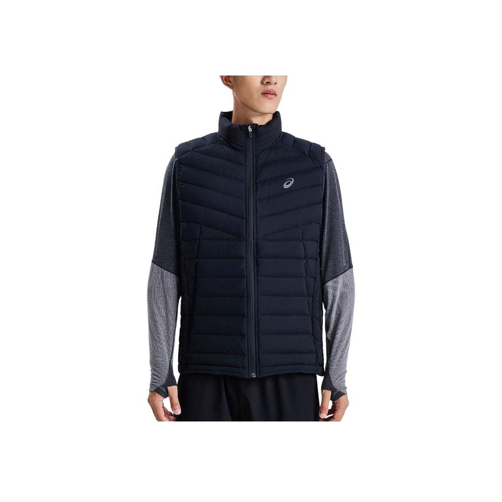 New ASICS Dry Training Slim Down Vest Men's Black 2031E441-001