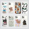 Y2K Ins Korean Stickers Phone Case For iPhone 17 16 16e 15 14 13 12 11 Mini Pro Max X XR XSMax 7 8 Air Plus Transparent