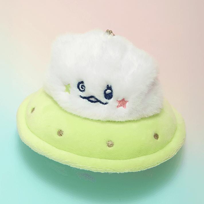TREASURE TRUZ Planet Mini Plush Key Ring