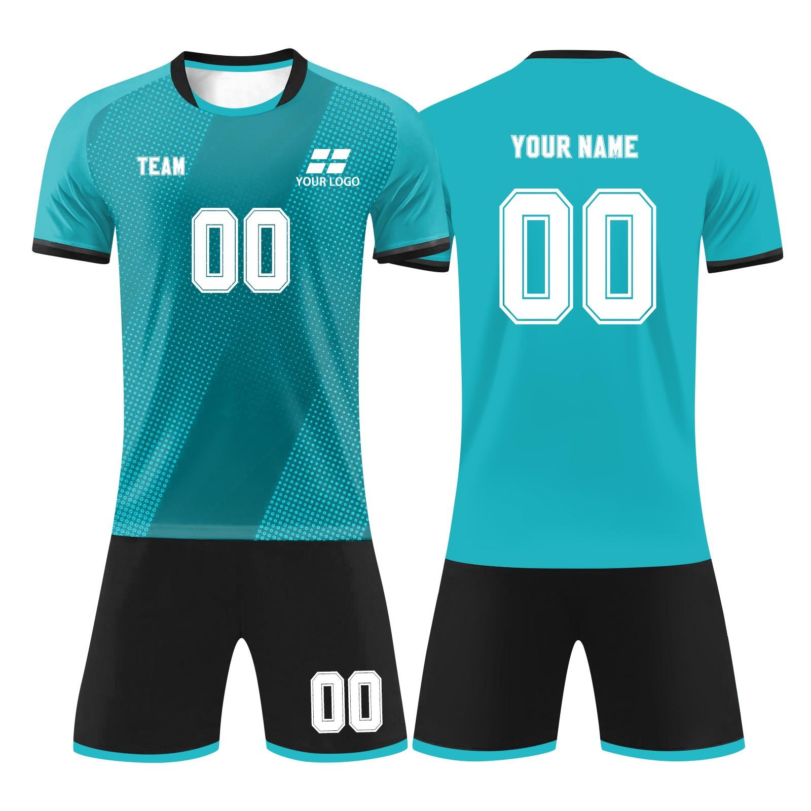 

Комплект персонализированных рубашек для мужчин и девочек с именем и номером, футбольные майки на заказ для мальчиков, тренировочный костюм 22 синий