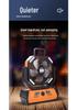 Portable Silent Camping Fan with Light & USB Charging - Large Capacity Outdoor & Fishing Oscillating Fan