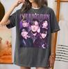 Vintage Changbin Kpop Grafik-T-Shirt, Retro 90er Oversized Konzert-Shirt